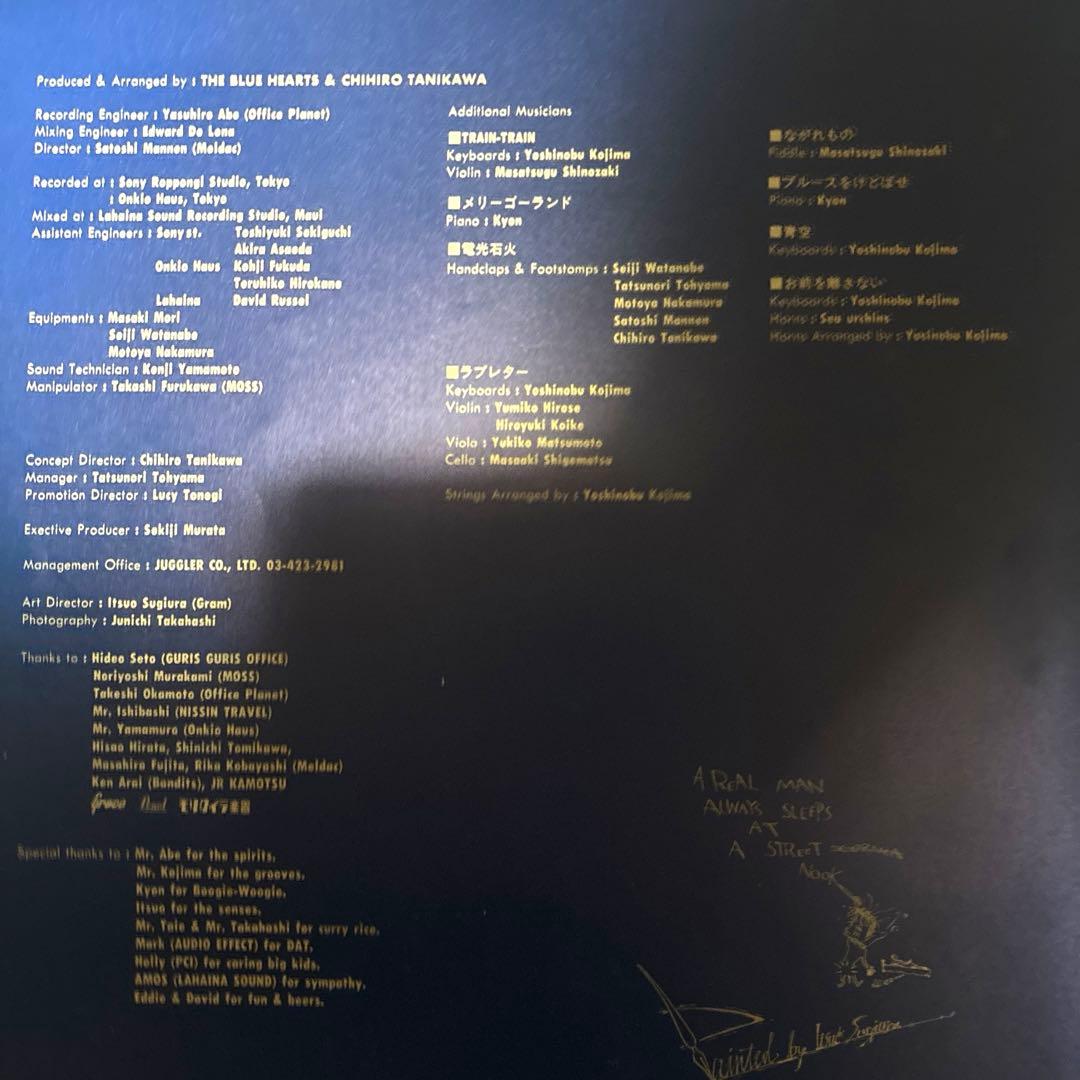 THE BLUE HEARTS / TRAIN-TRAIN LP オリジナル