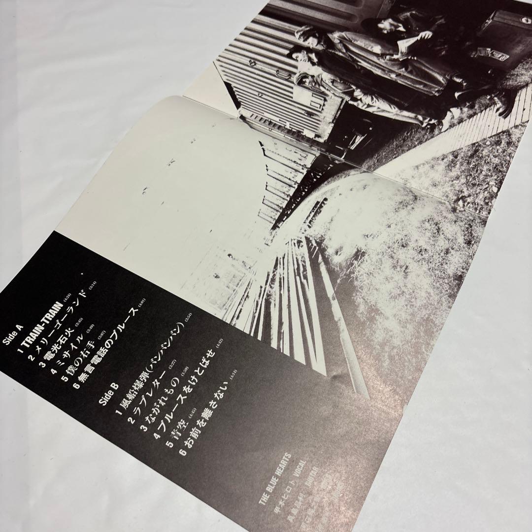 THE BLUE HEARTS / TRAIN-TRAIN LP オリジナル