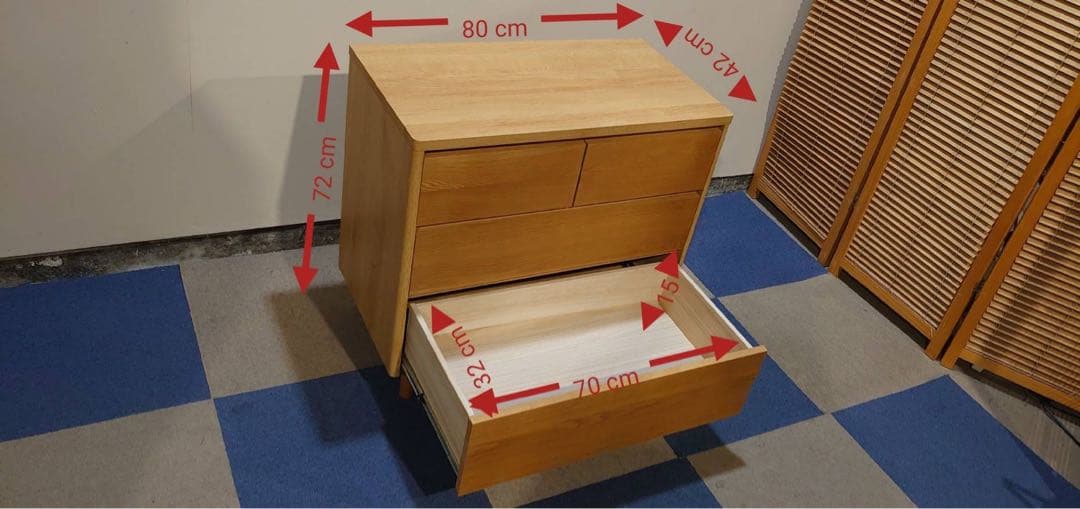 東京都23区送料込 ◆ 木製チェスト(TP04712)