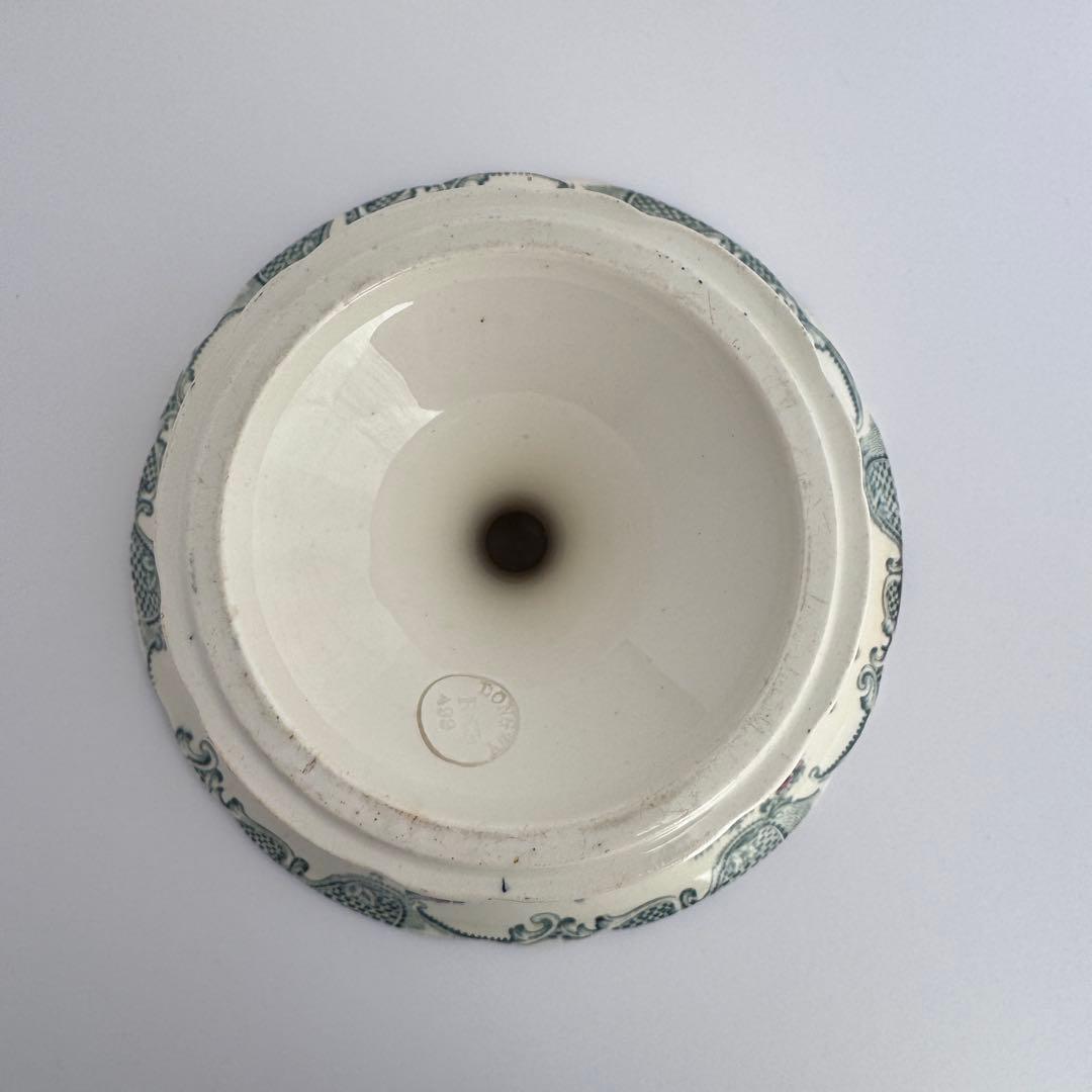 フランスアンティーク　Longwy Vincennes コンポティエ