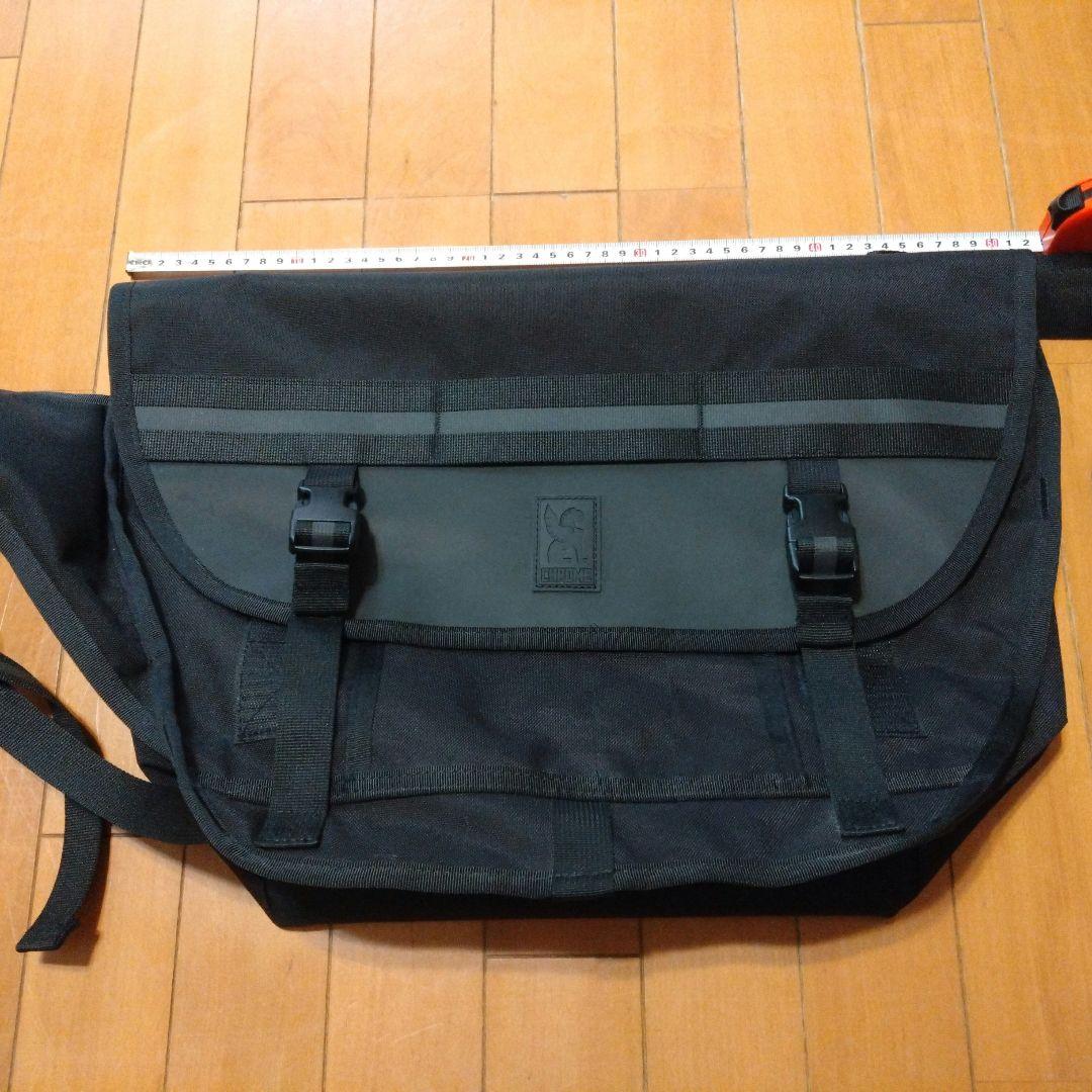 CHROME メッセンジャーバッグ 黒/灰（反射モデル）極上