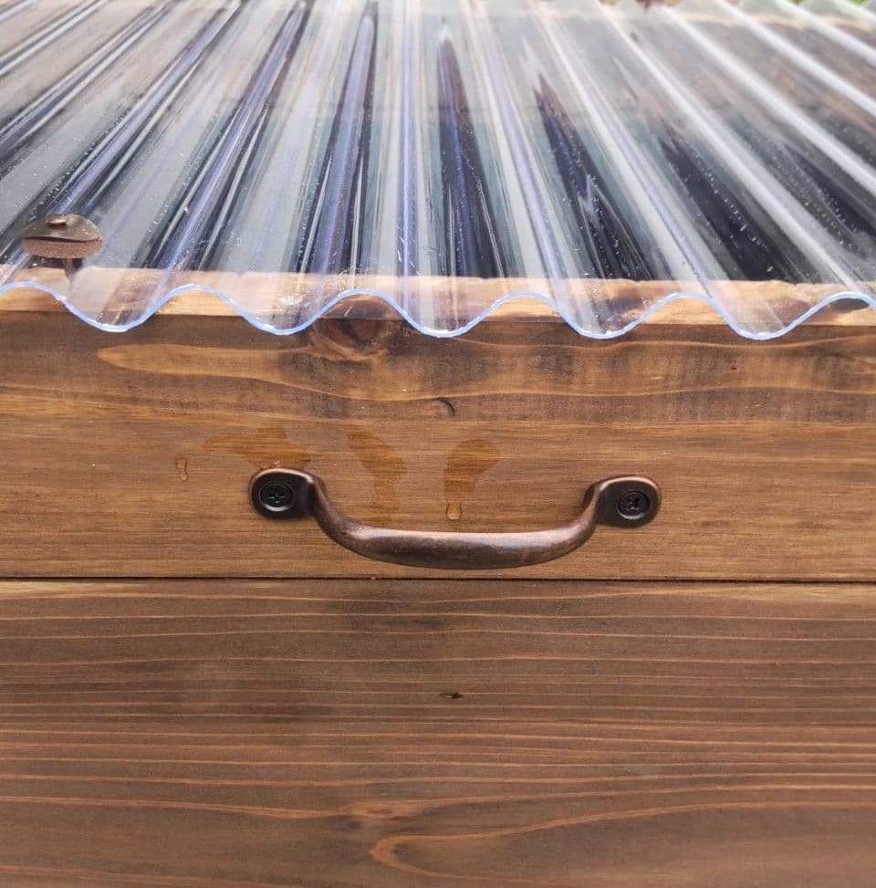 キエーロ耐久性が高いおしゃれな木製コンポスト生ゴミを肥料に変える！ダークブラウン