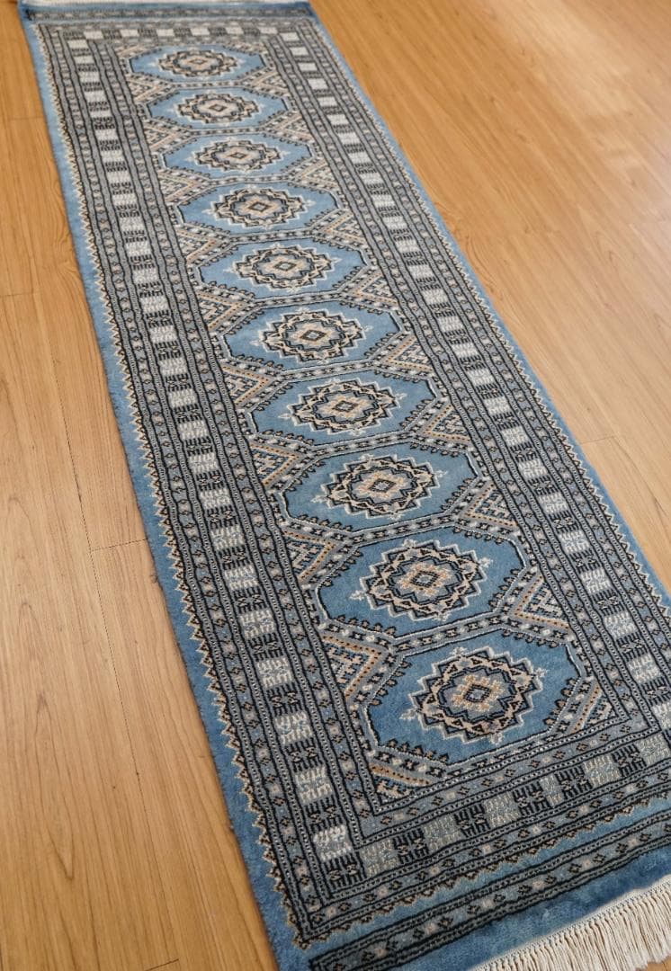 パキスタン手織り絨毯　ランナー 185×63cm ペルシャ