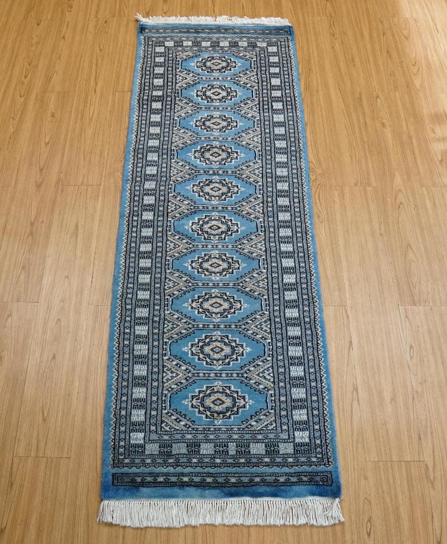 パキスタン手織り絨毯　ランナー 185×63cm ペルシャ