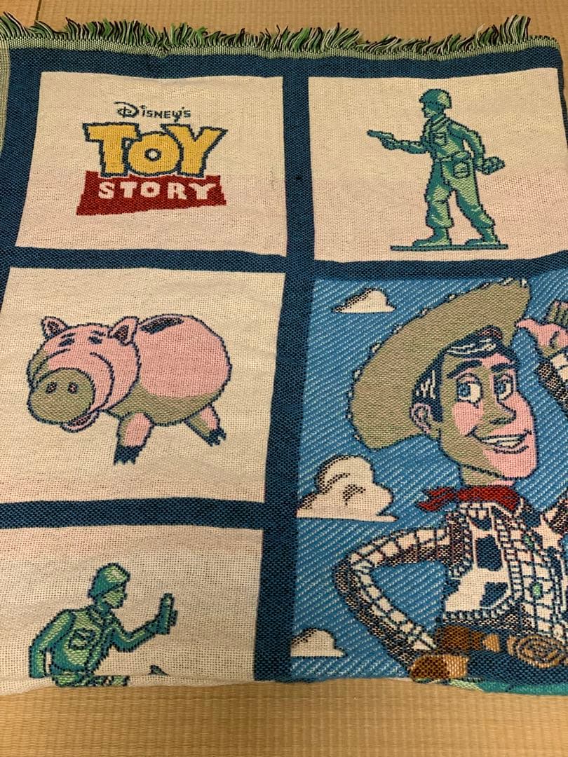 クリスマス特価！Toy Storyヴィンテージ ブランケット Pixar レア