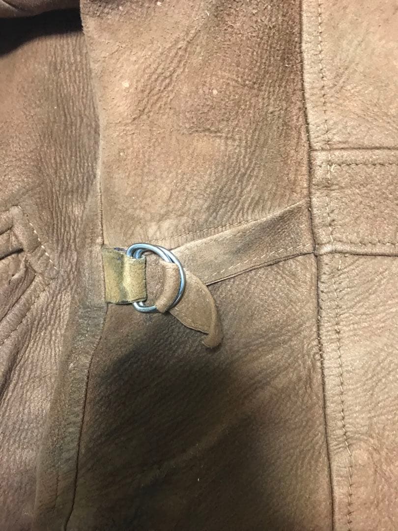 40s BLOCK BILT ヌバック レザージャケット ライダース コサック