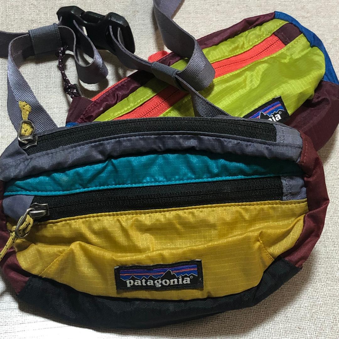 人気のパッチワークモデル 2個セット❣️ パタゴニア 可愛いウエストパック