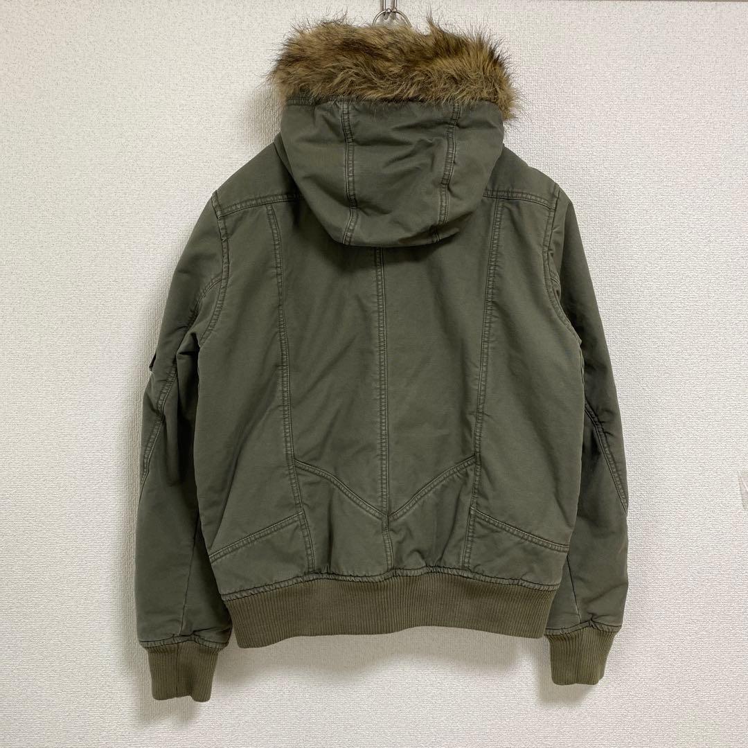 『DIESEL』 Y2K 短丈 N2B ファー フライトジャケット MA-1 L