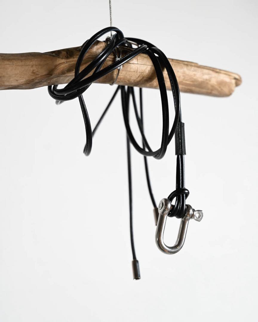 【美品】ANCELLM レザーロープベルト　2025AW