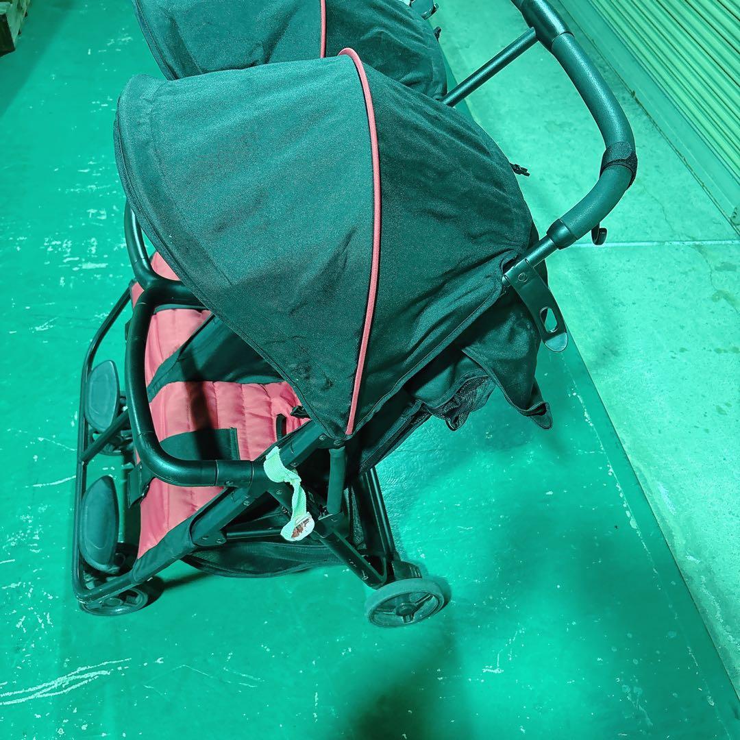 ココロン　ツイン　ベビーカー　２人乗り　横型二人乗り　収納あり　折りたたみ