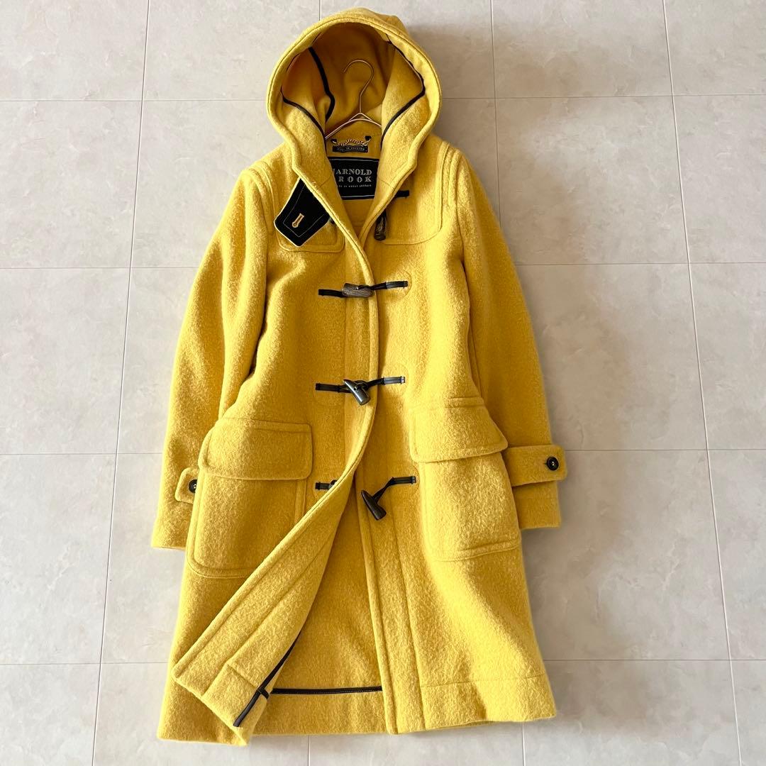 英国製✨HARNOLD BROOKアーノルドブルック ダッフルコート イエロー8