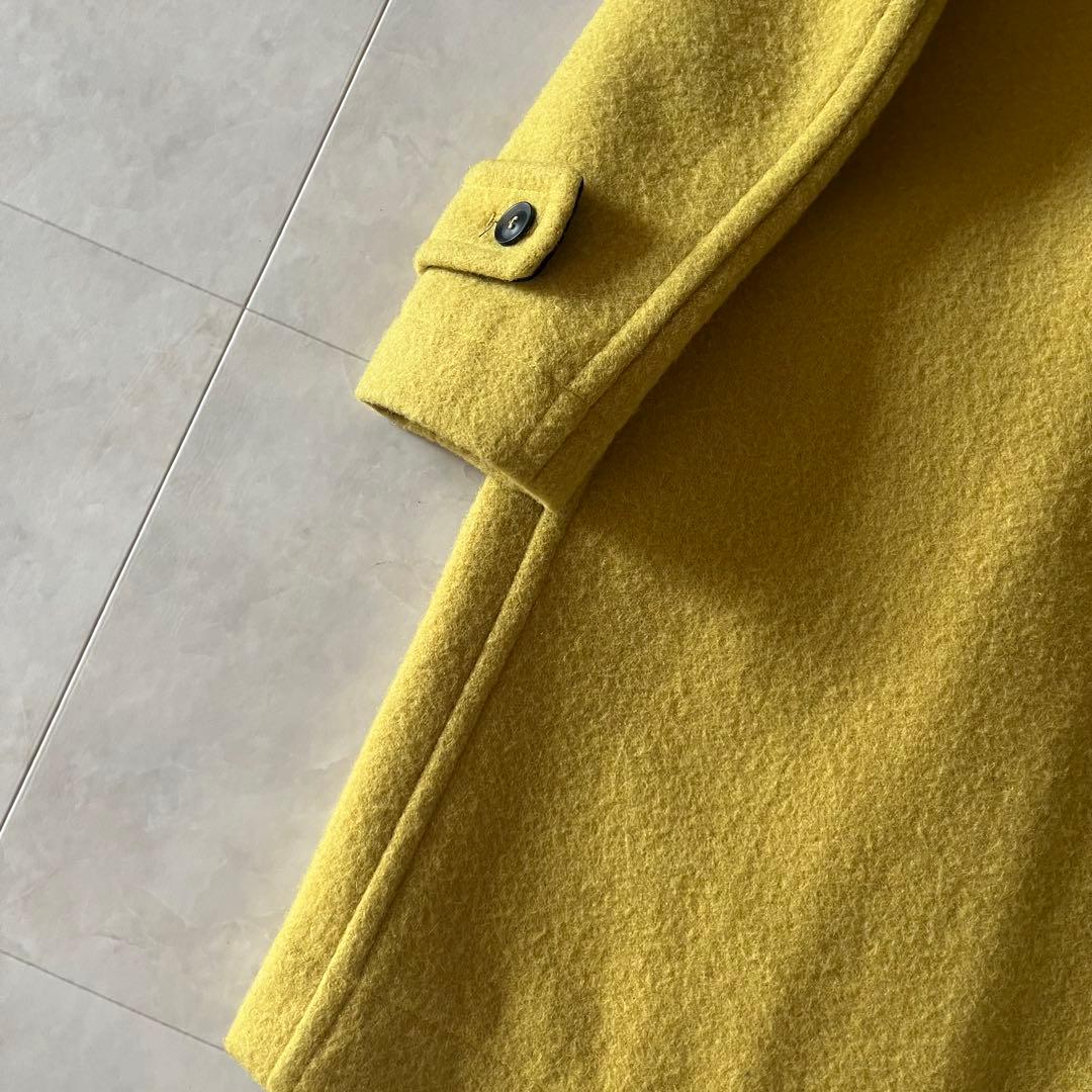 英国製✨HARNOLD BROOKアーノルドブルック ダッフルコート イエロー8