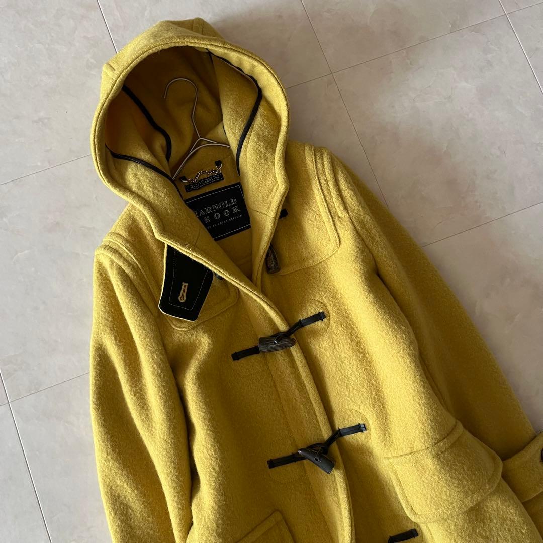 英国製✨HARNOLD BROOKアーノルドブルック ダッフルコート イエロー8