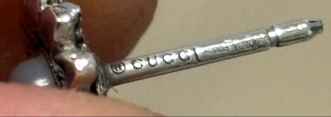 GUCCI ダブルGフラワースタッズピアス