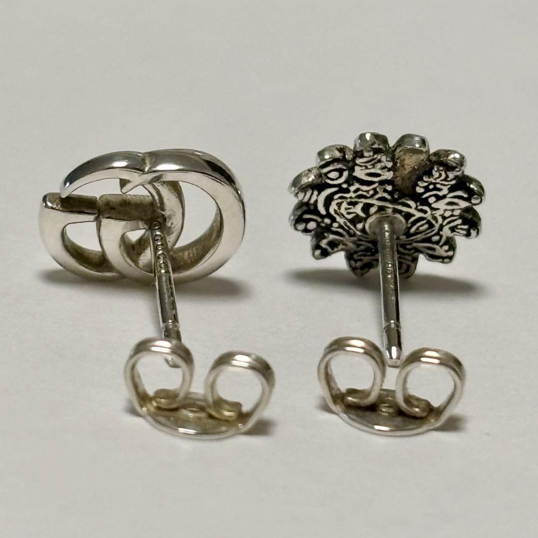 GUCCI ダブルGフラワースタッズピアス