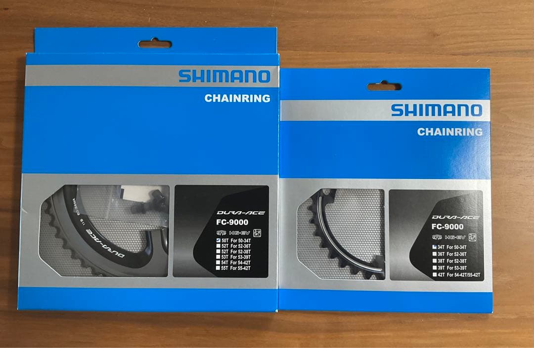 シマノ デュラエース FC-9000 50-34Tチェーンリングセット