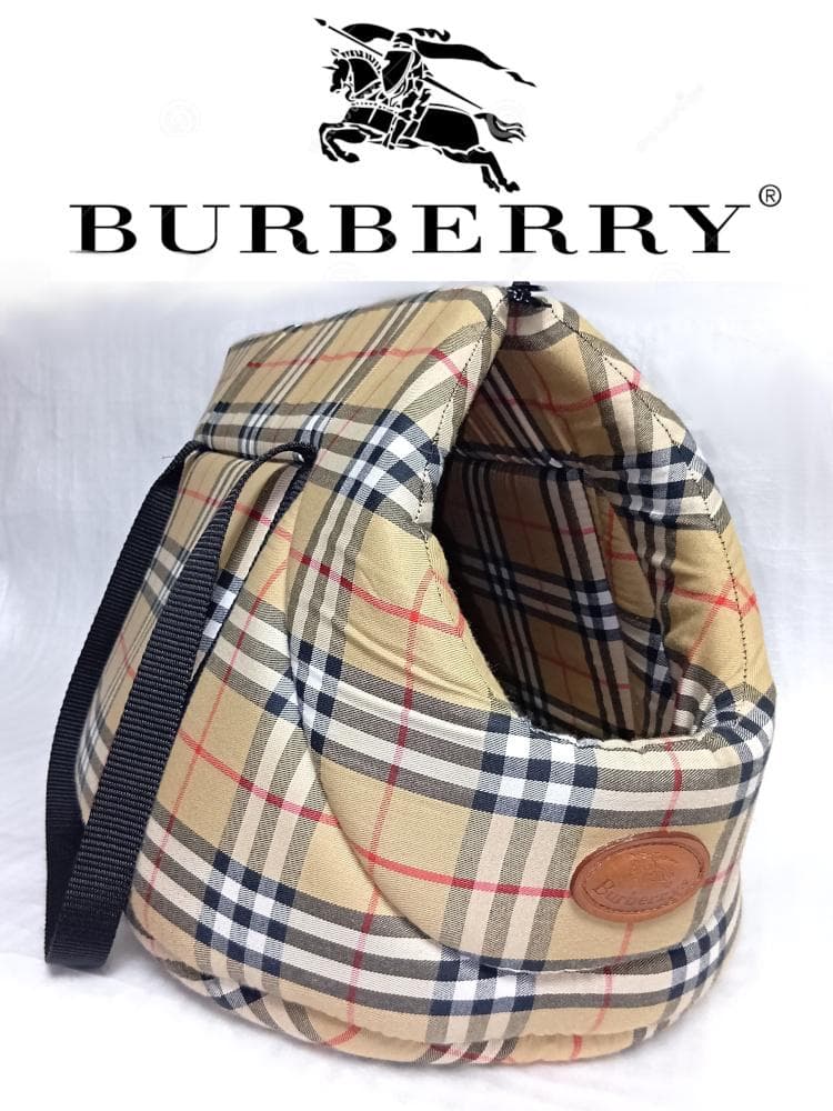 バーバリー バッグ　 ペット　犬　ドッグ　キャリーバッグ　Burberry