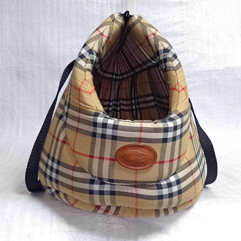 バーバリー バッグ　 ペット　犬　ドッグ　キャリーバッグ　Burberry