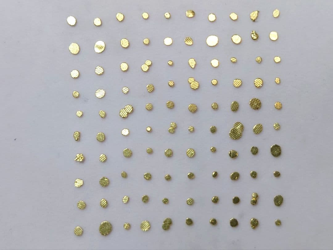 土肥金山 純金粒 砂金 100粒 E