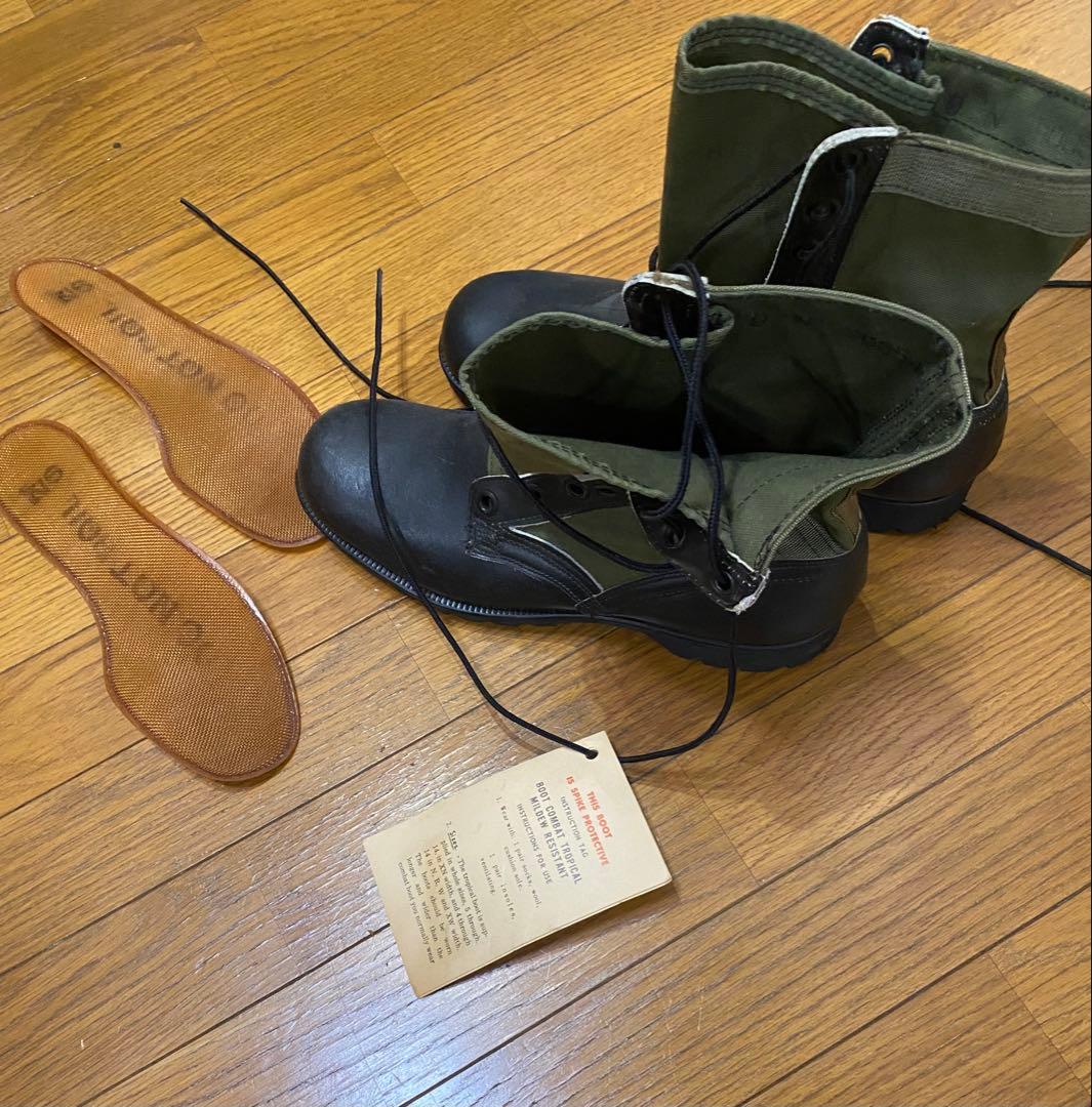 実物　米軍　ベトナム戦争　ジャングルブーツ　デッドストック　9N 27cm