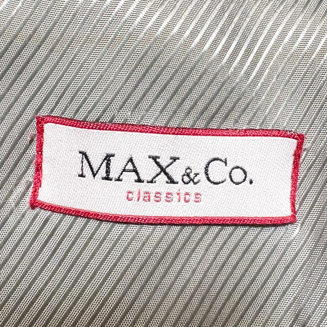 MaxMara MAX&Co. ビッグカラー　アルパカウール ロングコート42