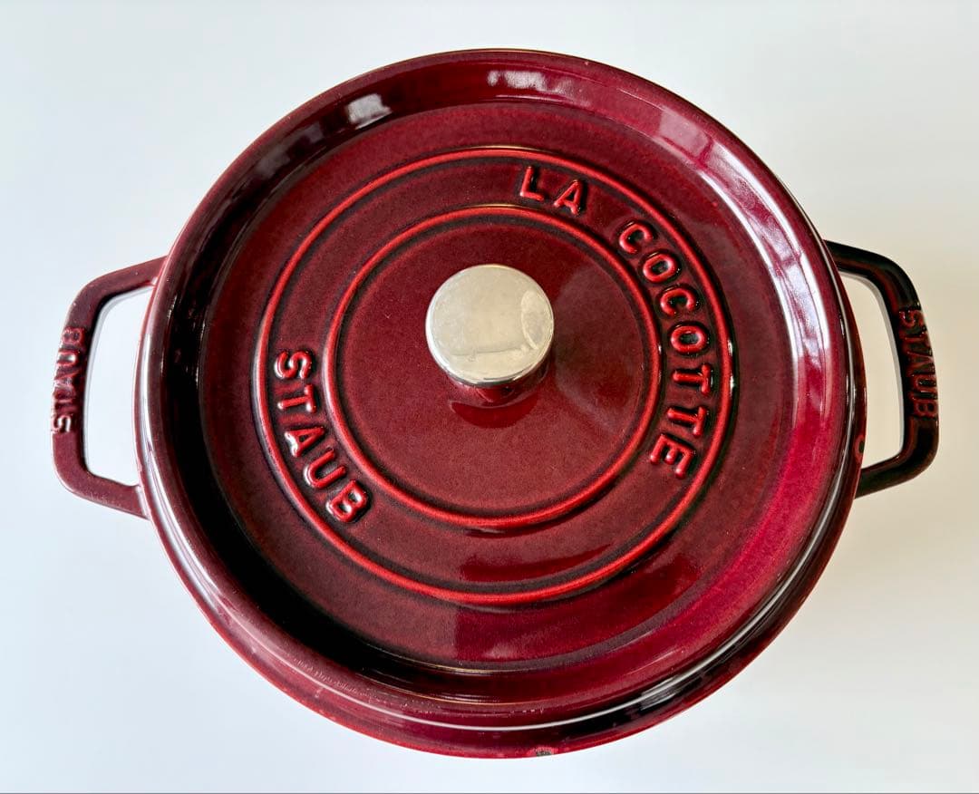 ❤︎期間限定7/13迄❤︎staub ピコ ココット ラウンド グレナディンレッド