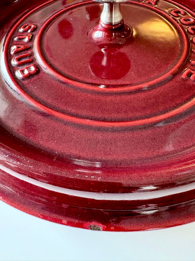 ❤︎期間限定7/13迄❤︎staub ピコ ココット ラウンド グレナディンレッド