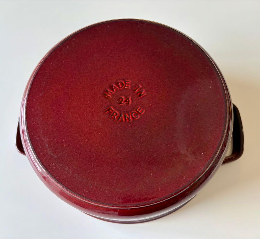 ❤︎期間限定7/13迄❤︎staub ピコ ココット ラウンド グレナディンレッド