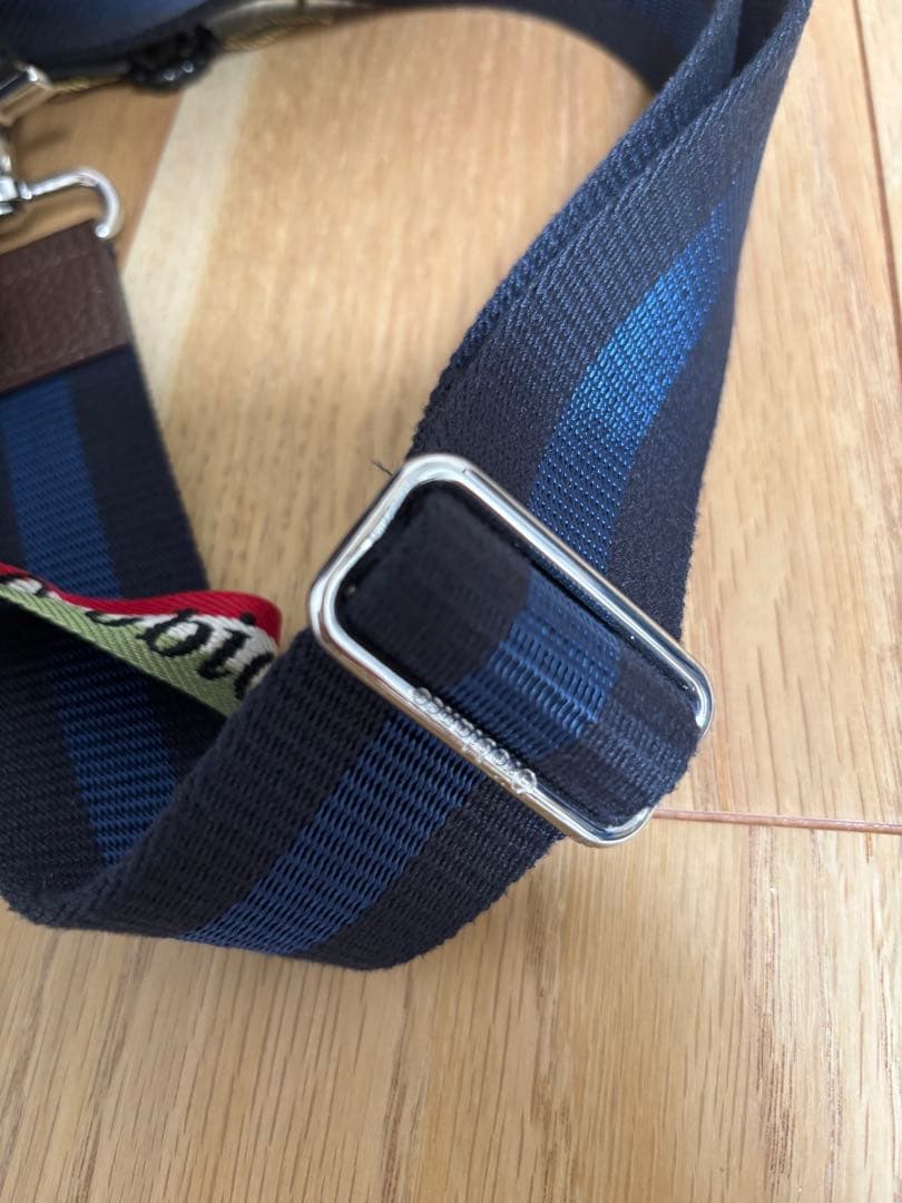 【新品同様 】Orobianco/オロビアンコ ボディバッグ　ネイビー