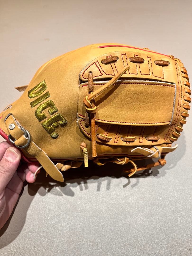 【美品】DICE 硬式投手用グローブ ベージュ