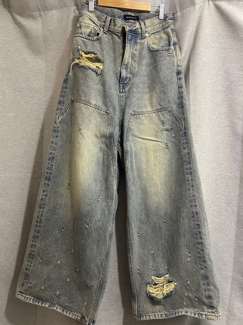 パンツ maisonspecial Baggy Denim Pants 34