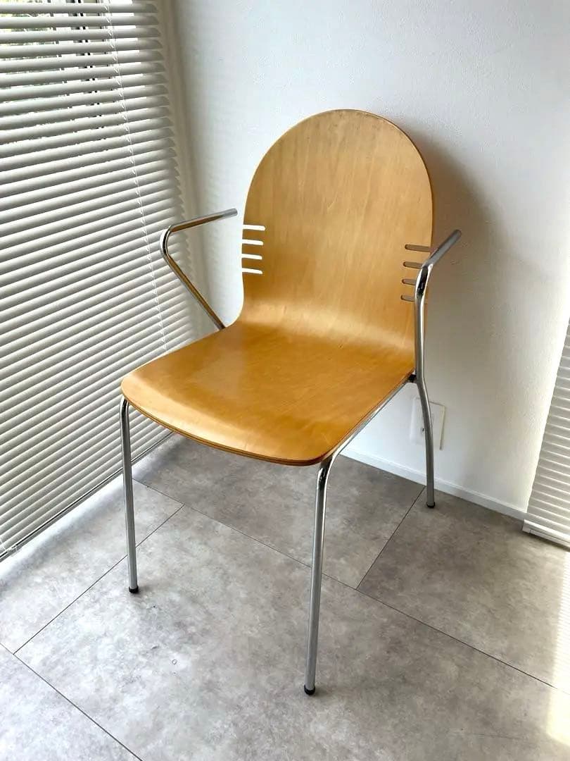 ナチュラルウッド アームチェア ポストモダン　　フリッツハンセン　北欧デザイン