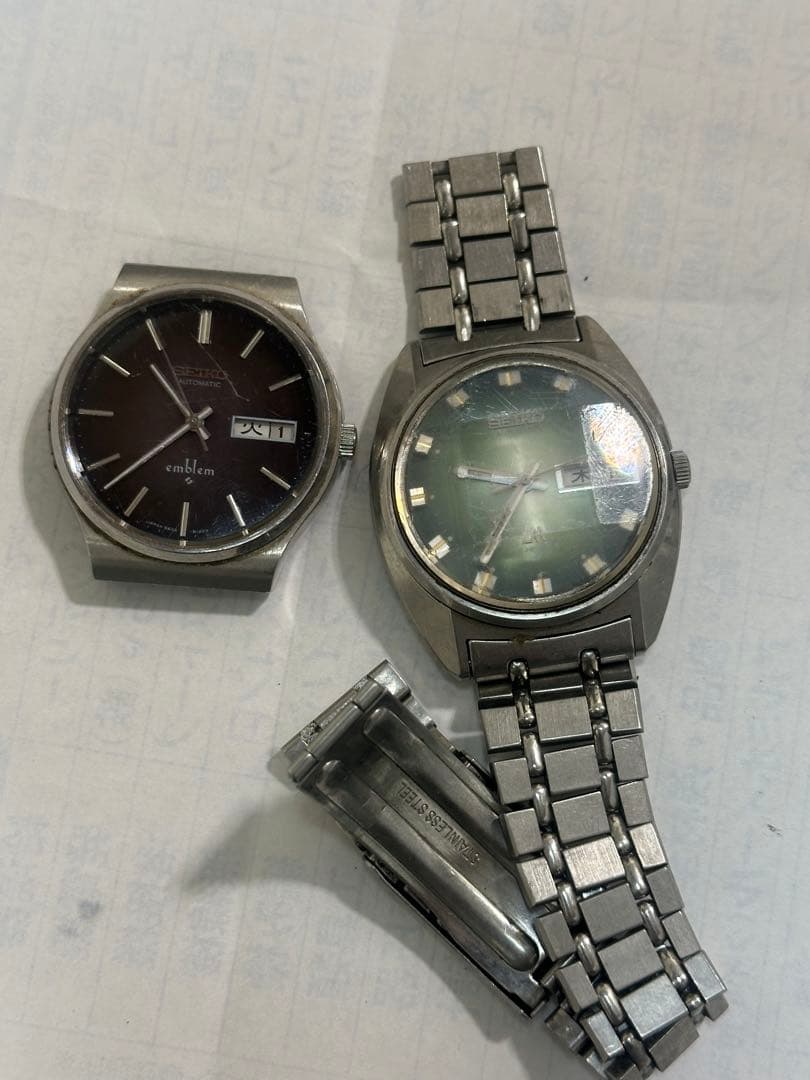 Seiko automatic セイコー 自動巻き腕時計 2点セット