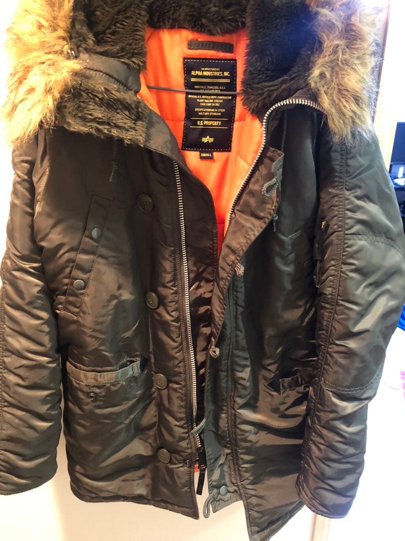 alpha industries ファージャケット