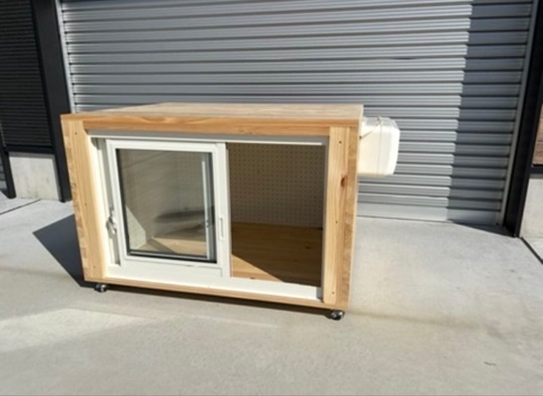 新品未使用　防音犬小屋　犬　子犬　小型犬　ワンちゃん　防音ケージ　木製ケージ
