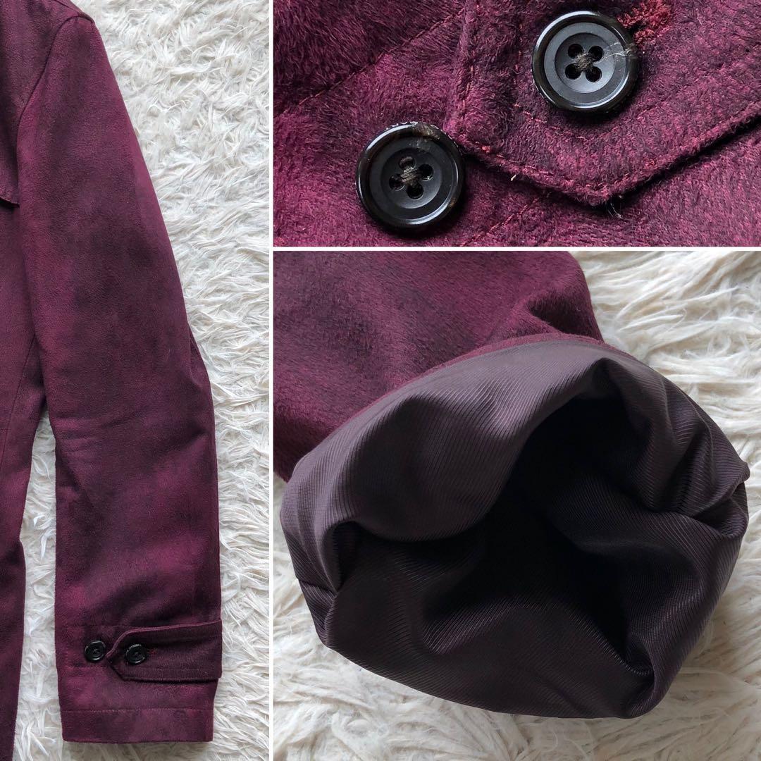 【極美品 マイクロスエード L】トルネードマート　ベルテッドコート　赤　y2k