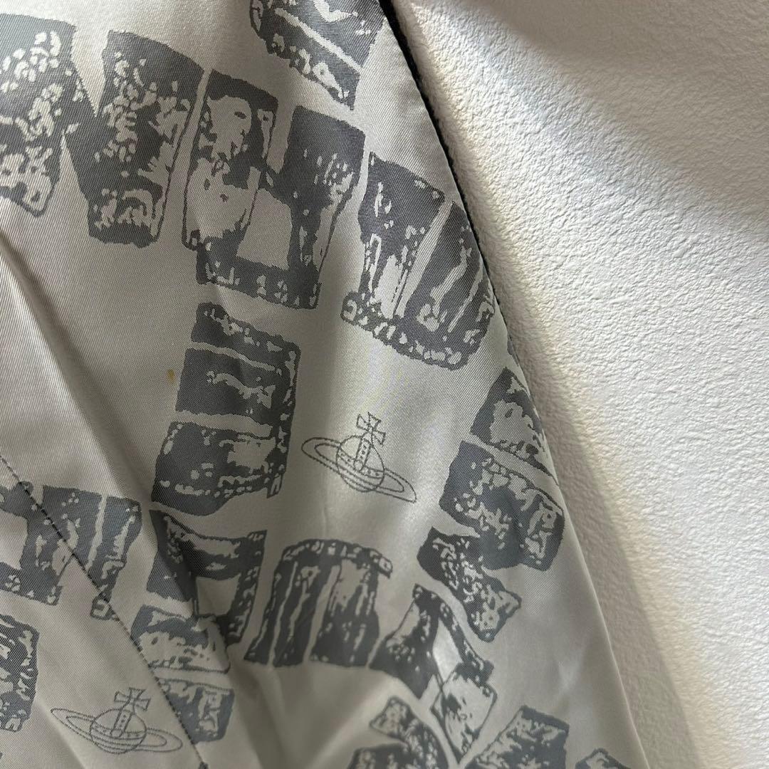 希少 ヴィヴィアンウエストウッド マン 裏総柄 ウール チェックチェスターコート