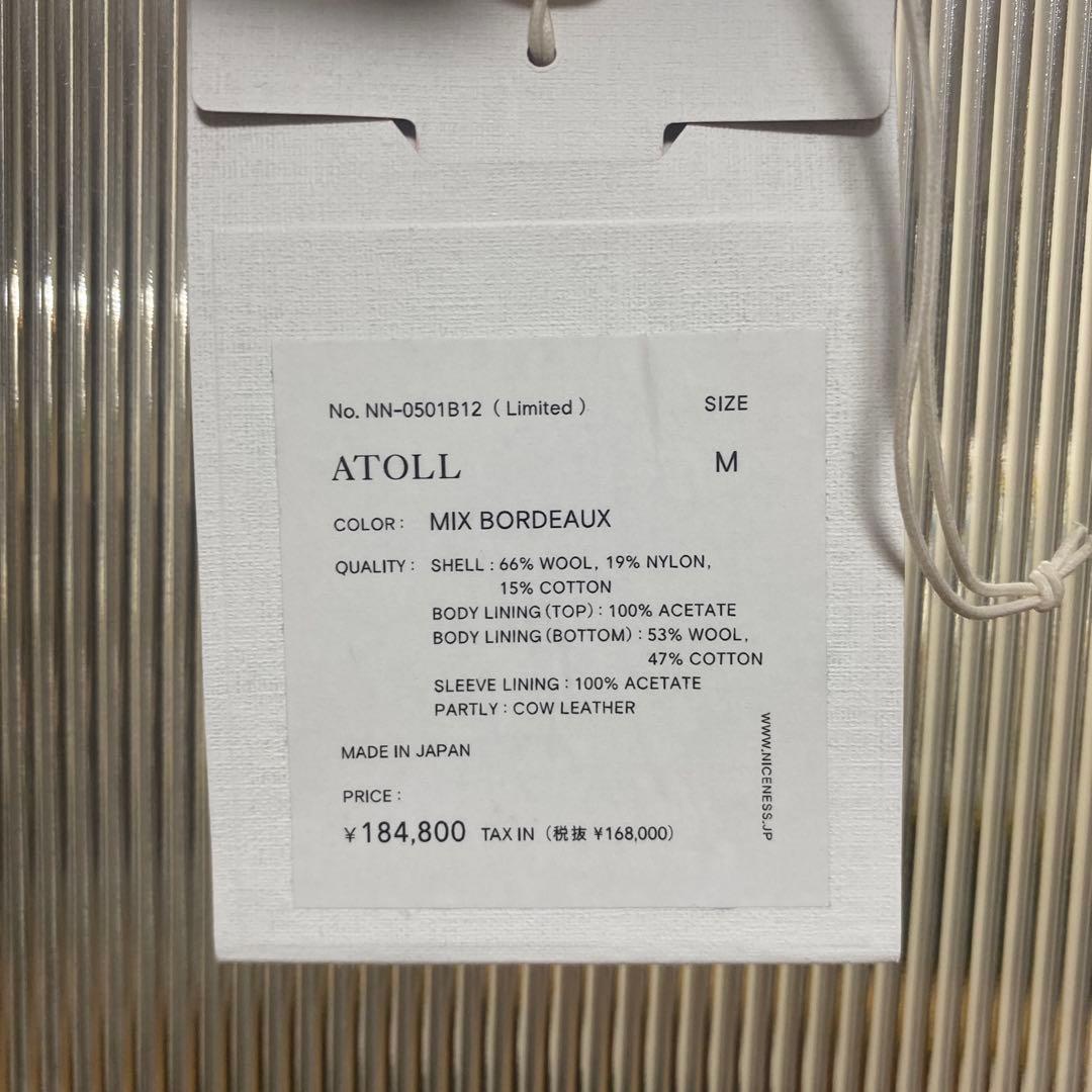 23aw NICENESS ATOLL Mサイズ