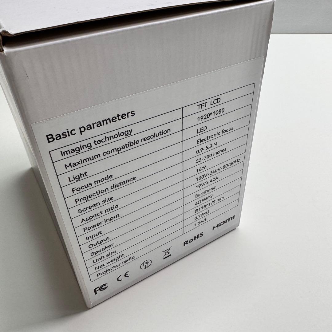 LED ホームプロジェクター 1920*1080 家庭用 Bluetooth