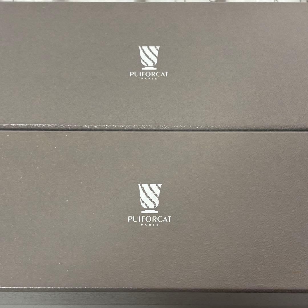 PUIFORCAT ACIER カトラリーセット フォーク×6 ナイフ×6