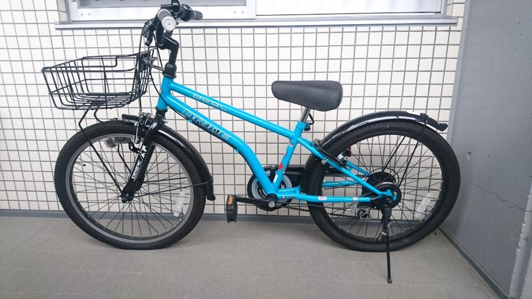 子供用自転車　22インチ DRIDE　ブルー　直接引き取り（芦屋市）