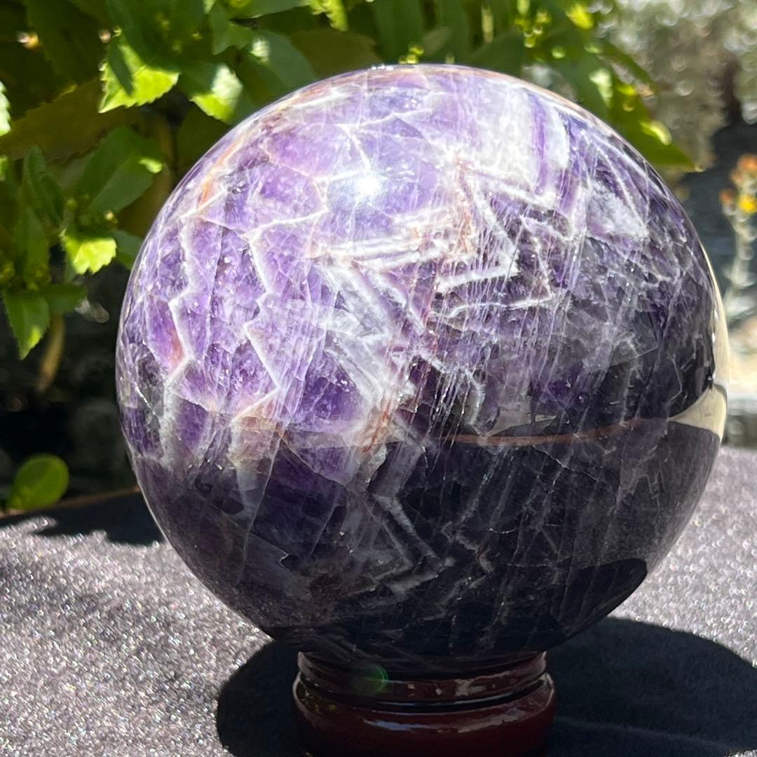 ☆超極上大玉☆神秘的な色合いと模様☆超高波動 アゾゼオ アマゼツ 丸玉 原石