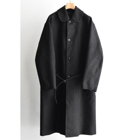 COMOLI コモリ モールスキンミリタリーコート ブラック 3