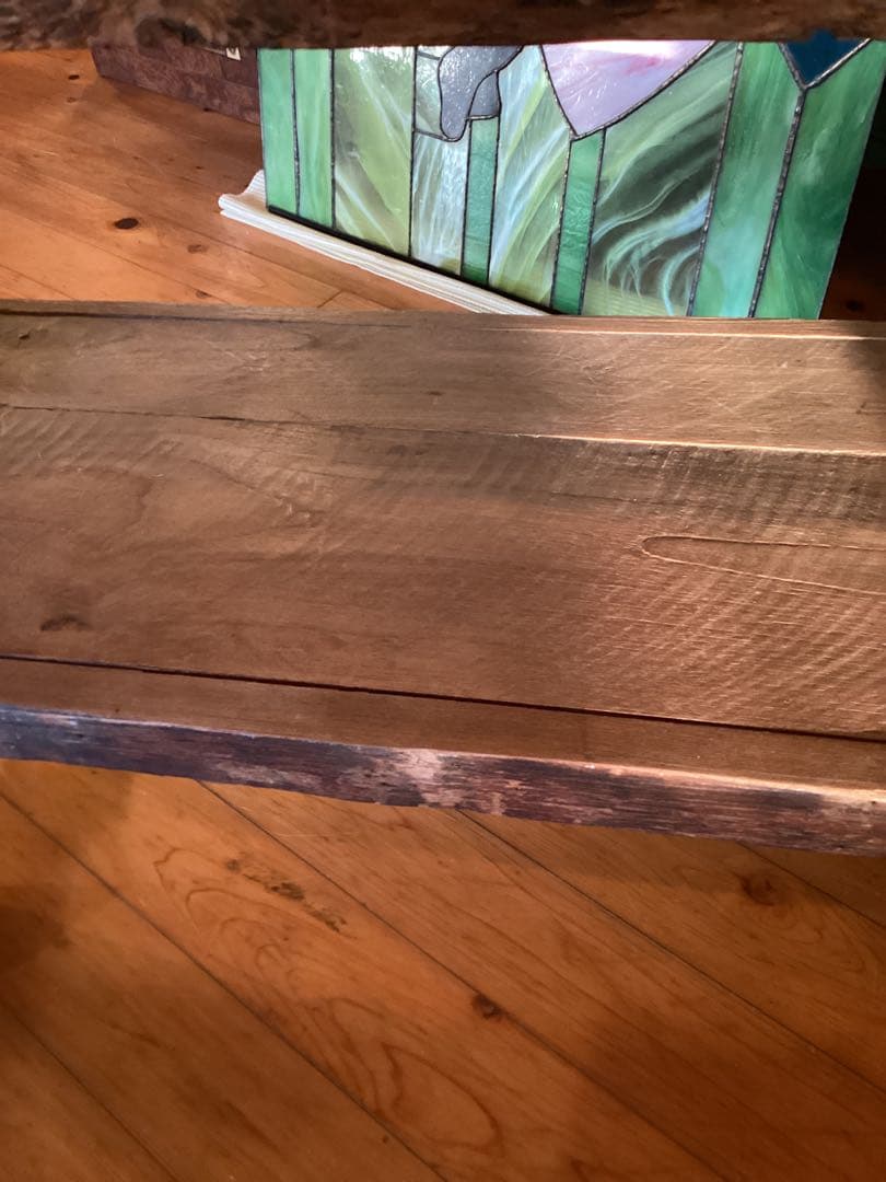 木製3段ラック アンティーク風