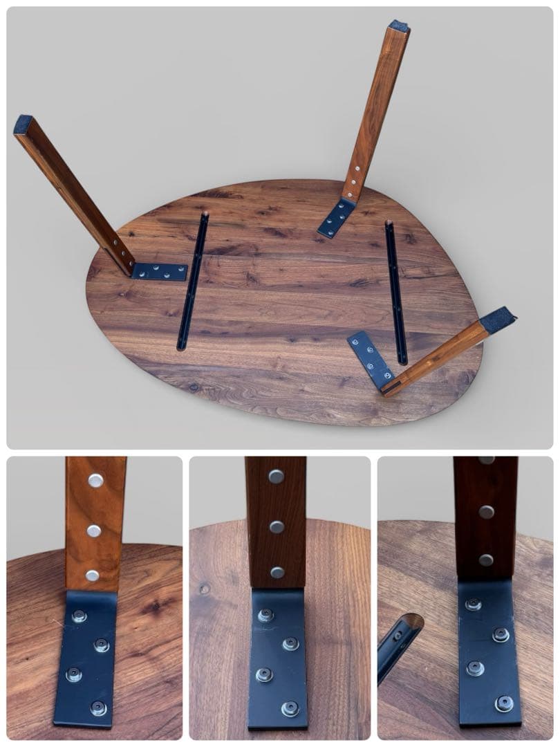 【美品】RAM ルームアート松井 Onigiriおにぎり テーブル 無垢材