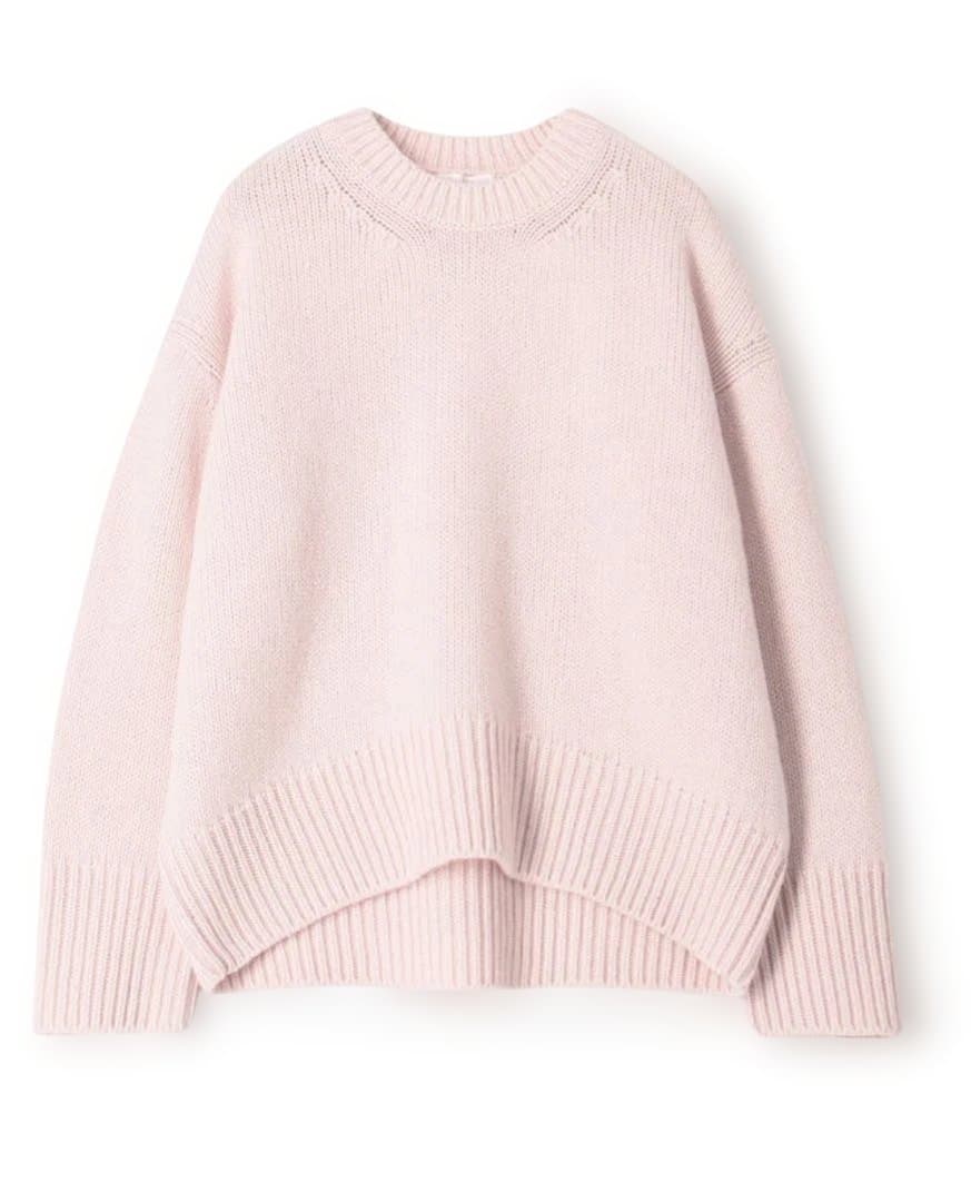 ギャルリーヴィー ファインウール クルーネックプルオーバー