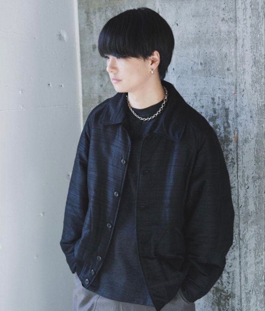 LIDNM WILD SILK PADDED BLOUSON Sサイズ