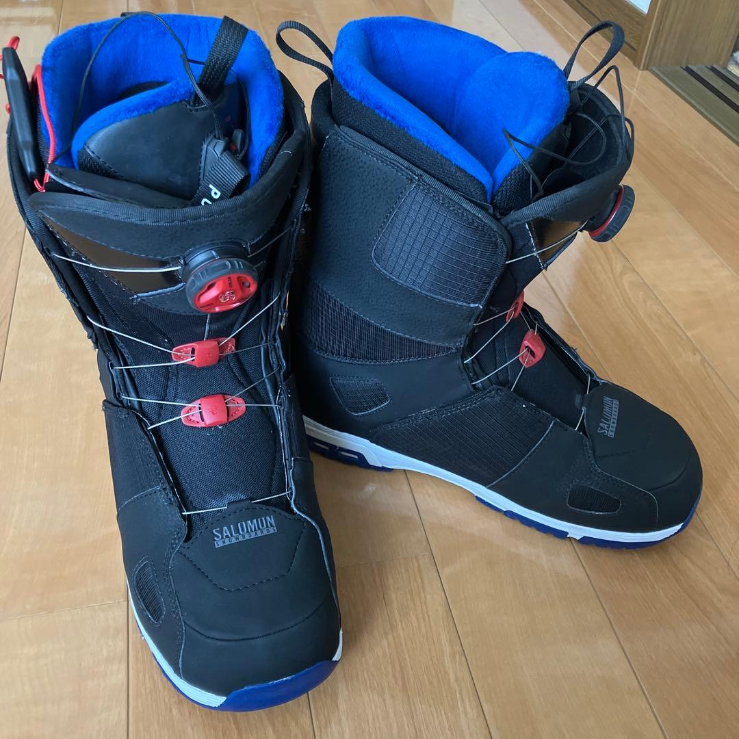 Salomon スノーボードブーツ ブラック/ブルー