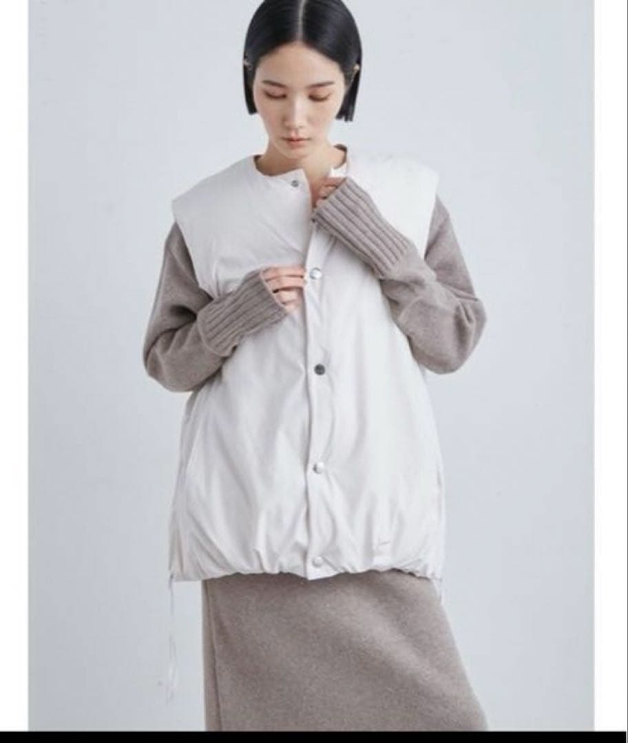 PS★未使用品★ MIESROHE★ｒｅｃｙｃｌｅミディダウンベスト