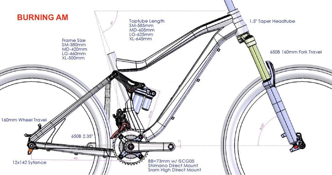 FIREEYE Burning AM フルサス マウンテンバイク